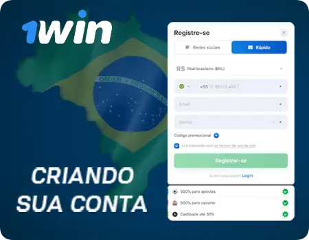 Criando Sua Conta na 1Win Bet: Primeiro Acesso